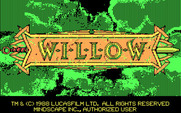 Willow for IBM PC/Compatibles - Title screen.