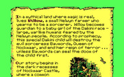 Willow for IBM PC/Compatibles - The scroll tells the story of the game and allows you to select the next part to play.