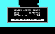Warship for IBM PC/Compatibles - The Allied orders phase...