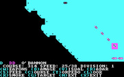 Warship for IBM PC/Compatibles - Select a ship to give some orders to...