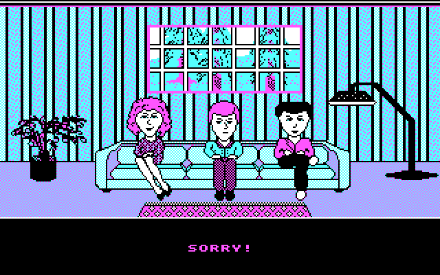 Win, Lose, or Draw IBM PC/Compatibles Screenshot: Sorry, that's the wrong answer!