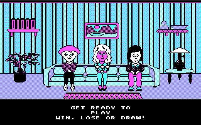Win, Lose, or Draw IBM PC/Compatibles Screenshot: Get ready to play Win, Lose, or Draw!