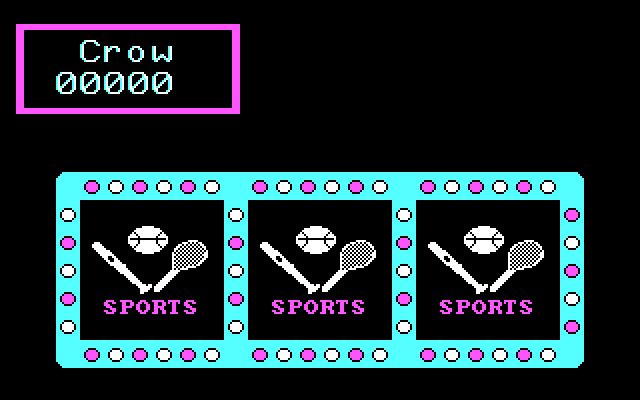 3-K Trivia IBM PC/Compatibles Screenshot: Everything came up sports this time, so I don't get to choose a different category...