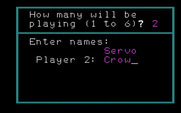 3-K Trivia for IBM PC/Compatibles - Setting up players for a new game.