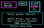 3-K Trivia for IBM PC/Compatibles - A correct response!