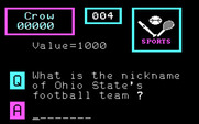 3-K Trivia for IBM PC/Compatibles - Here's the sports question...
