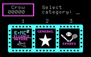3-K Trivia for IBM PC/Compatibles - Time to select a category.