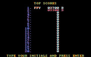 Jumpman for IBM PC/Compatibles - The high score table.
