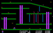 Jumpman for IBM PC/Compatibles - The level looks easy at first, but has hidden obstacles!
