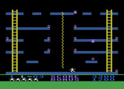Jumpman for Atari 8-bit - Bombs away!