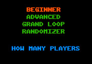 Jumpman for Apple II - Setting some game options.