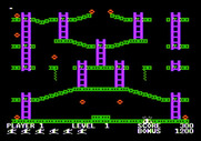 Jumpman for Apple II - Oops, I fell already...