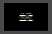 Jumpman for Commodore 64 - Game over.