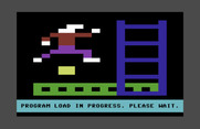 Jumpman for Commodore 64 - Loading screen.