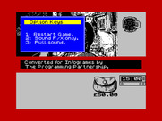 Sidewalk for ZX Spectrum - Main menu.