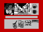 Sidewalk for ZX Spectrum - I'm getting beaten up!