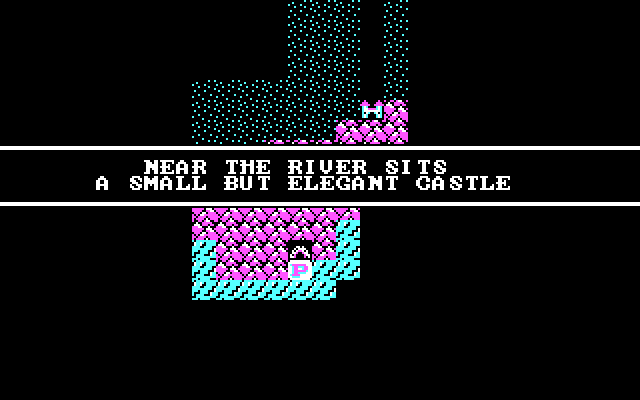 Phantasie IBM PC/Compatibles Screenshot: Came across a castle...