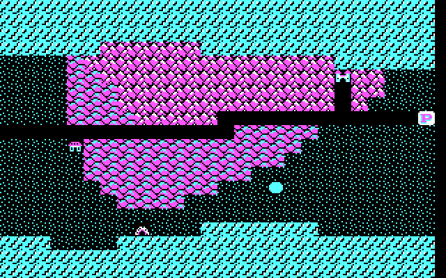 Phantasie IBM PC/Compatibles Screenshot: Wandering down the road...