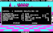 Phantasie for IBM PC/Compatibles - Creating a new character.