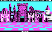 Phantasie for IBM PC/Compatibles - In the town of Pelnor.