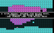 Phantasie for IBM PC/Compatibles - A sign tells me where I can go...