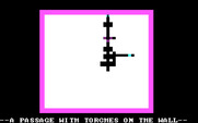 Phantasie for IBM PC/Compatibles - Wandering down a passage with torches on the wall...