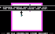Phantasie for IBM PC/Compatibles - Exploring a dungeon.