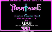 Phantasie for IBM PC/Compatibles - Title screen.