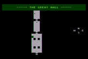 Phantasie for Atari 8-bit - Exploring the great hall...
