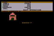 Phantasie for Atari 8-bit - At the bank withdrawing some money...