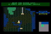 Phantasie for Atari 8-bit - Wandering off of the path I find a castle.