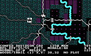 Rebel Charge at Chickamauga for IBM PC/Compatibles - Moving a unit.