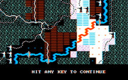 Rebel Charge at Chickamauga for IBM PC/Compatibles - Viewing the units range.