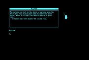 Beyond Zork: The Coconut of Quendor for Commodore 128 - Game start.