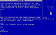 Beyond Zork: The Coconut of Quendor for IBM PC/Compatibles - Outside a pub.