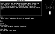 Beyond Zork: The Coconut of Quendor for IBM PC/Compatibles - Outside a pub...