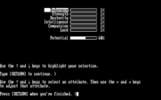 Beyond Zork: The Coconut of Quendor for IBM PC/Compatibles - Creating a new character.