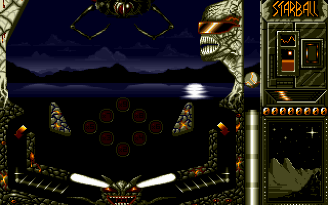 Starball IBM PC/Compatibles Screenshot: Game start.