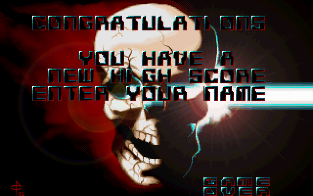 Starball IBM PC/Compatibles Screenshot: A new high score!