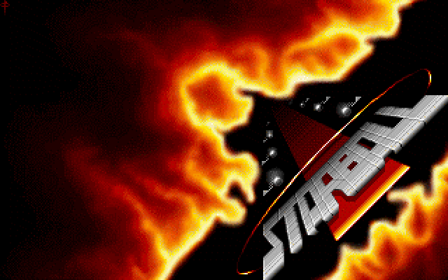 Starball IBM PC/Compatibles Screenshot: Title screen.
