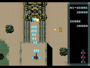 Raiden for Sega Genesis / Mega Drive - This large thing on the tracks is tough to destroy...