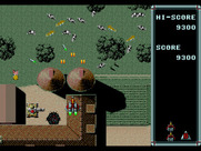Raiden for Sega Genesis / Mega Drive - Watch out for that tank sneaking up...