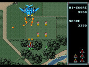 Raiden for Sega Genesis / Mega Drive - Attacking a larger opponent...
