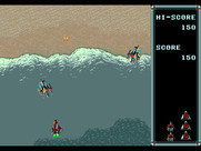 Raiden for Sega Genesis / Mega Drive - The first enemy planes appear...