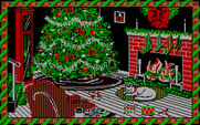 Jingle Disk for IBM PC/Compatibles - A cat sleeps by the fire...