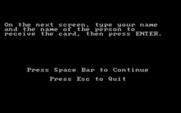 Jingle Disk for IBM PC/Compatibles - An option to print your own christmas cards is included.
