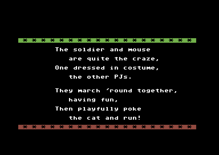 Jingle Disk Commodore 64 Screenshot: cc