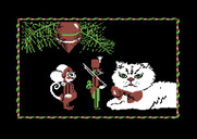 Jingle Disk for Commodore 64 - The cat is awake now!