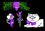 Jingle Disk for Apple II - Time to wake the cat up...
