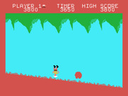 Jungle Hunt for TI-99/4A - This large boulder knocked me over...